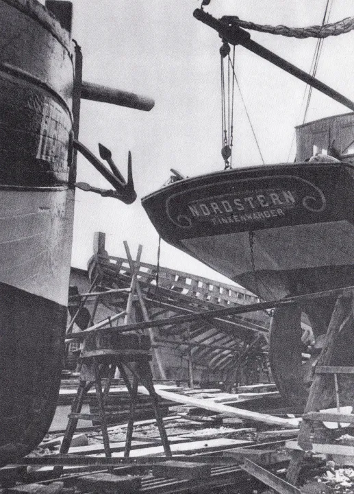 Kutter Nordstern auf der Werft