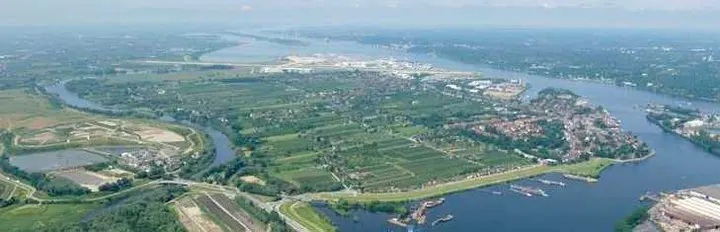 Finkenwerder von oben